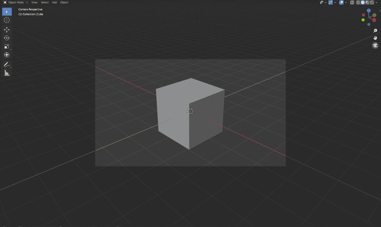 blender camera view