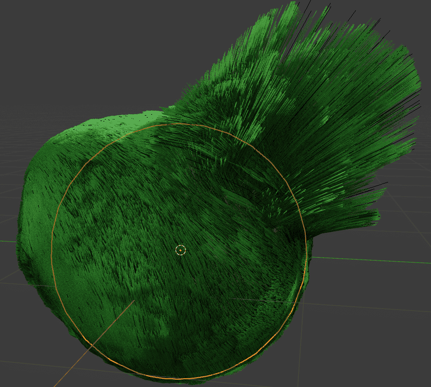 blender hair length