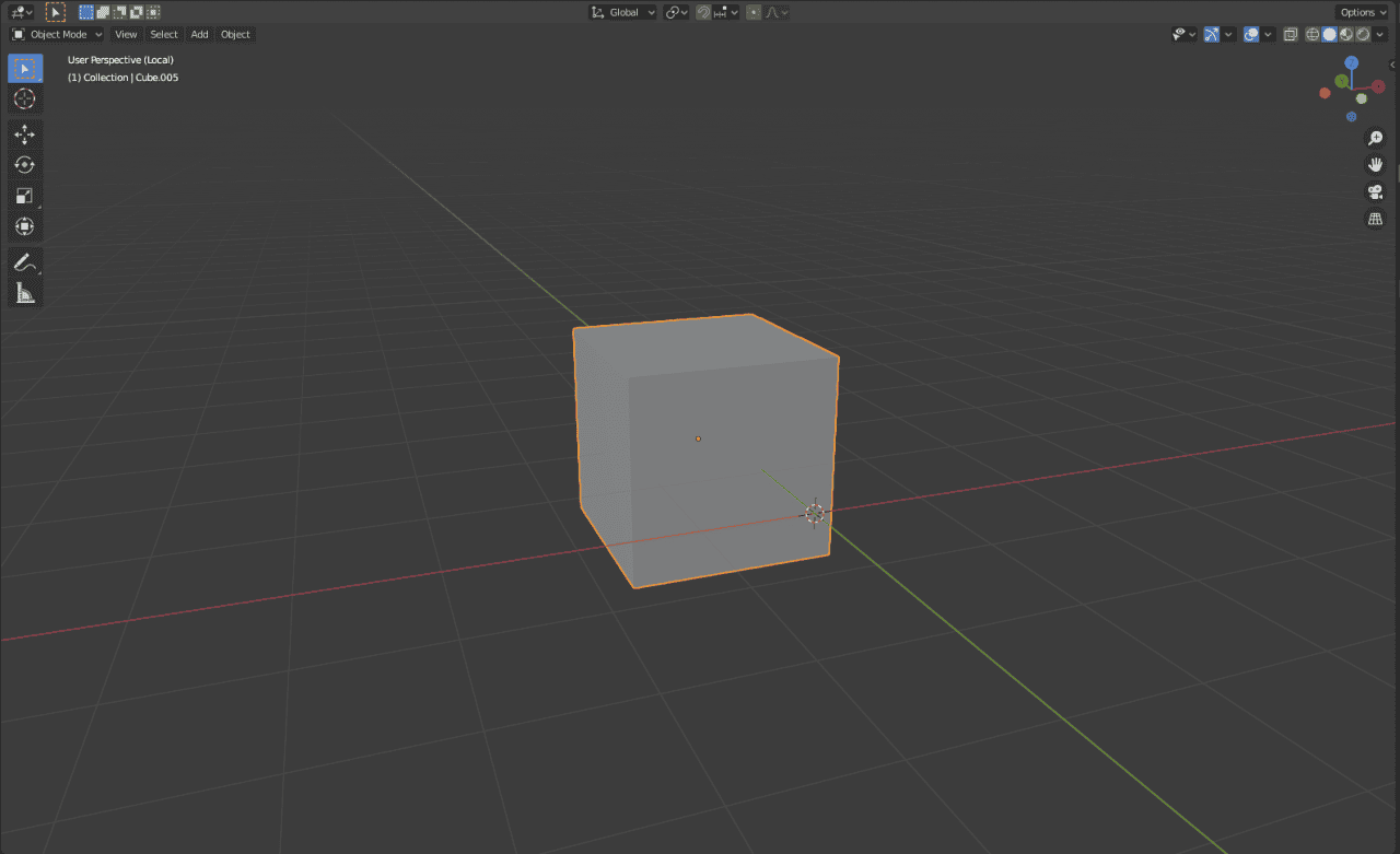 blender local view