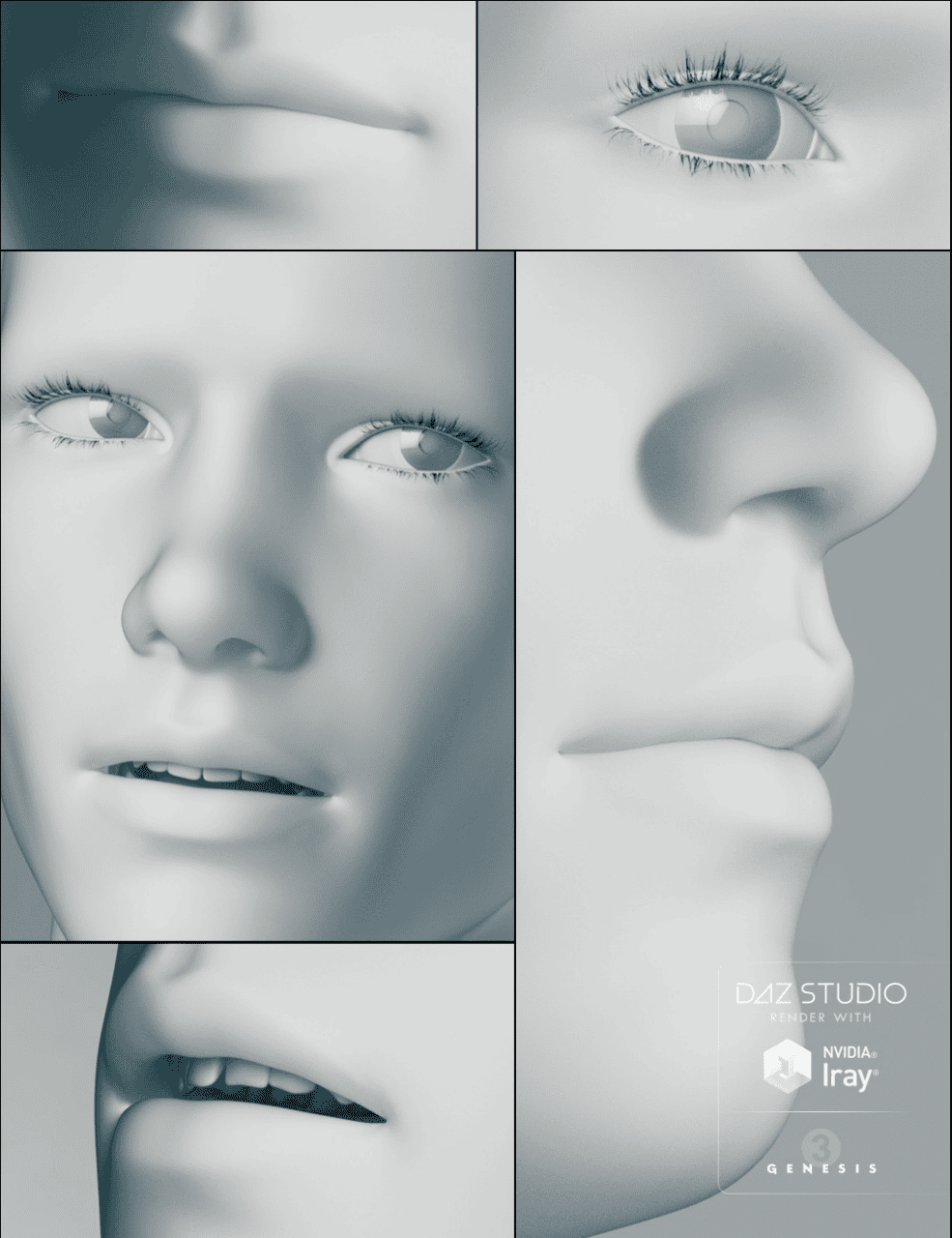 daz genesis 3 head morphs
