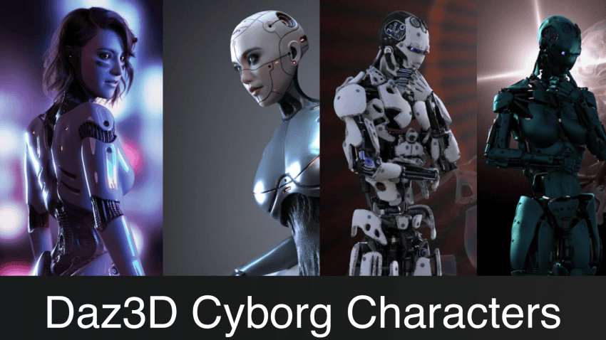 Top Daz3D Cyborg Genesis Characters