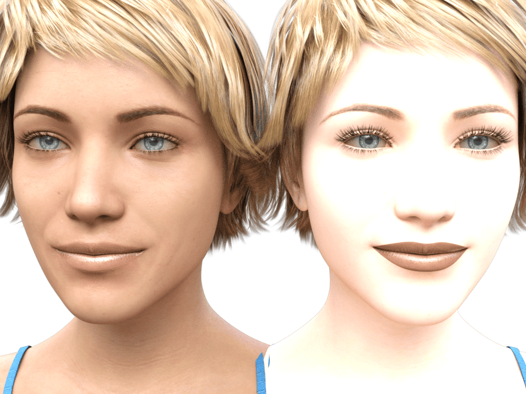 daz3d genesis 8.1 skin comparison