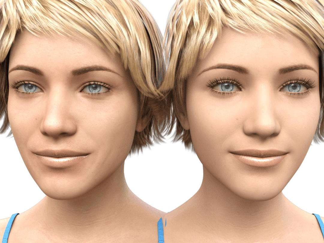 daz3d genesis8.1 skin shader comparison