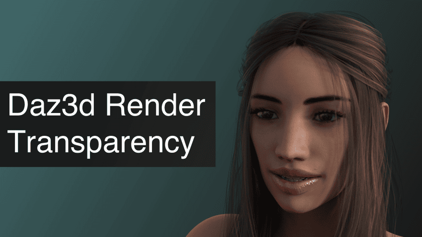 Daz3d How to Render With Transparency in Daz Studio