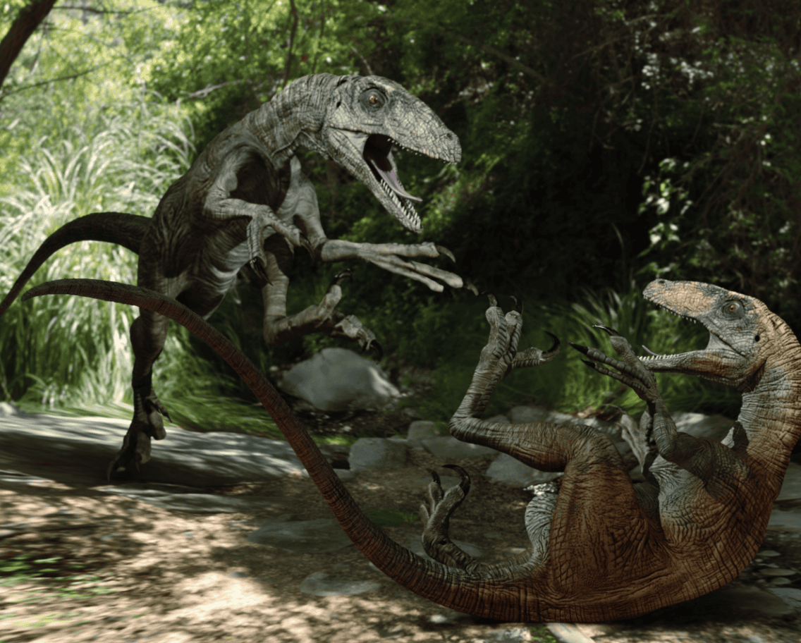 deinonychus dinosaur 3d model