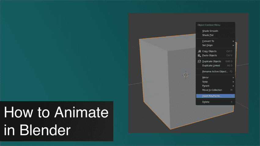 How to Animate in Blender Tutorial
