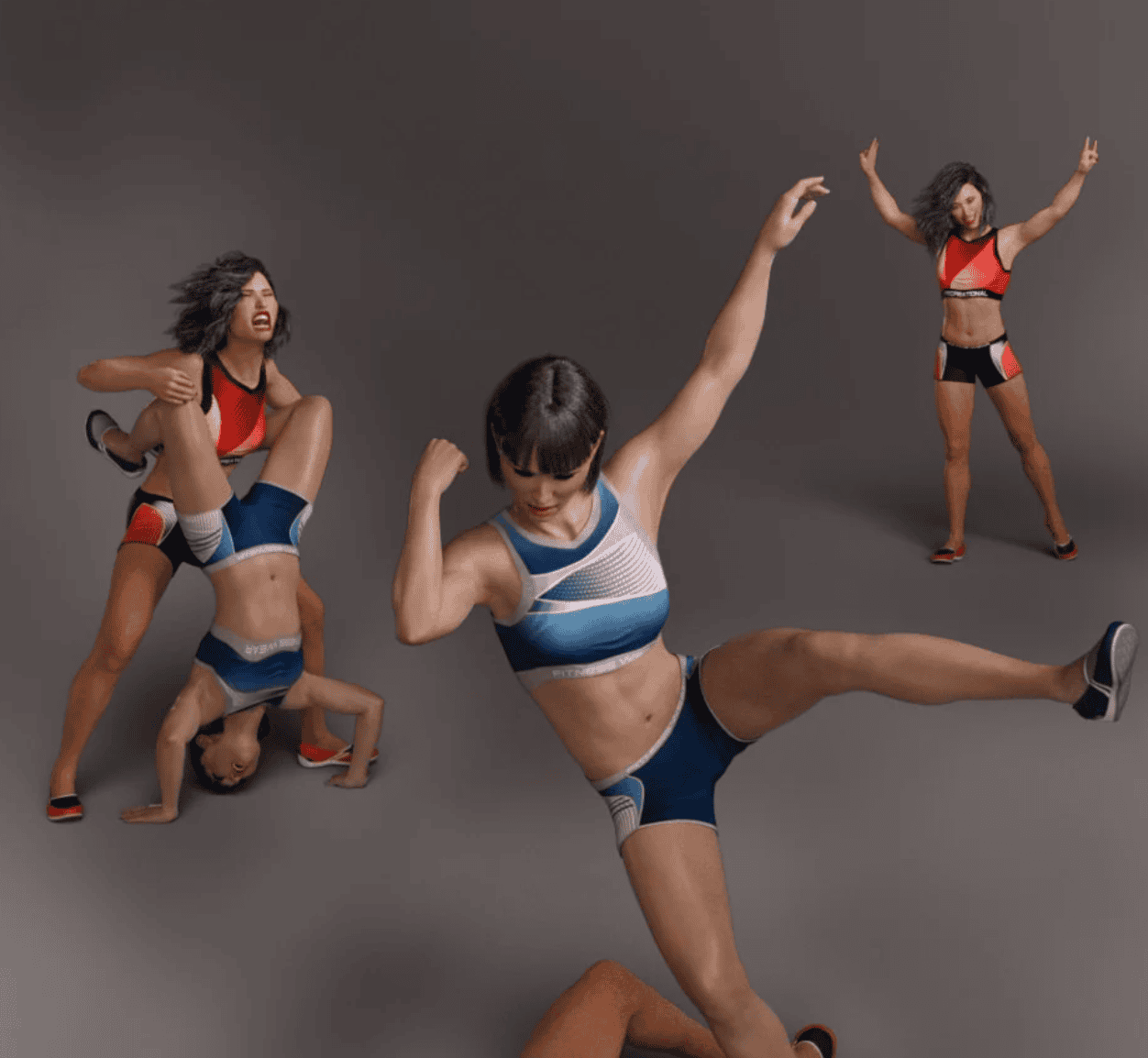 knockout daz poses