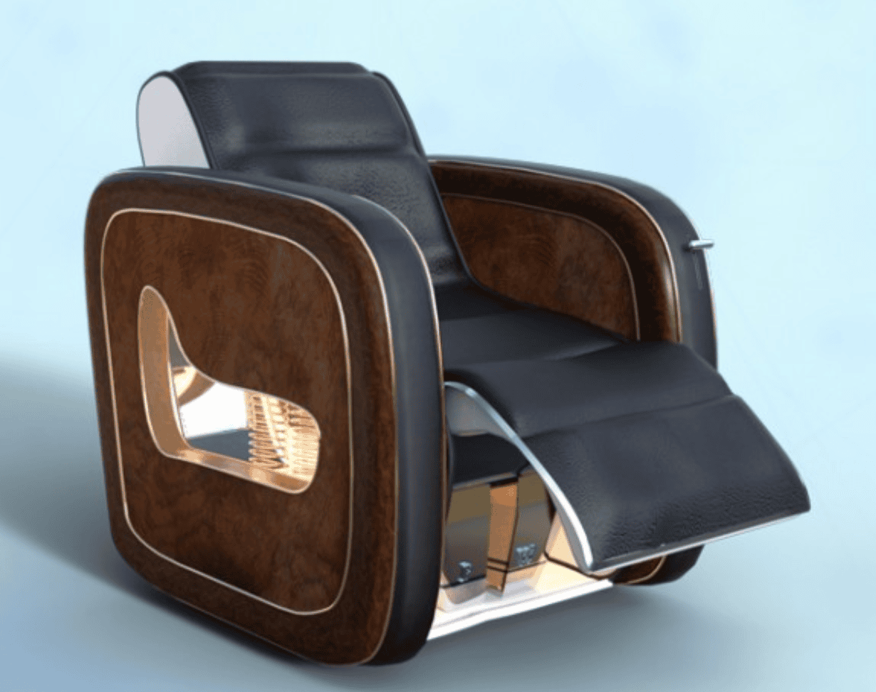 luxurious chair model 3d