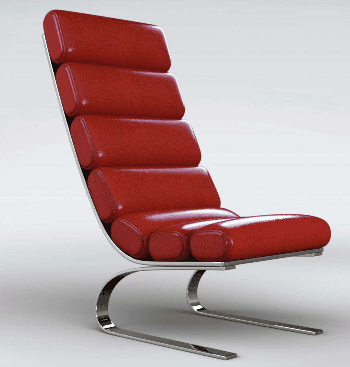 luxury morphing 3d chair model