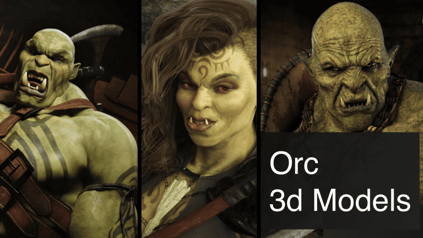 Top Orc 3d Models