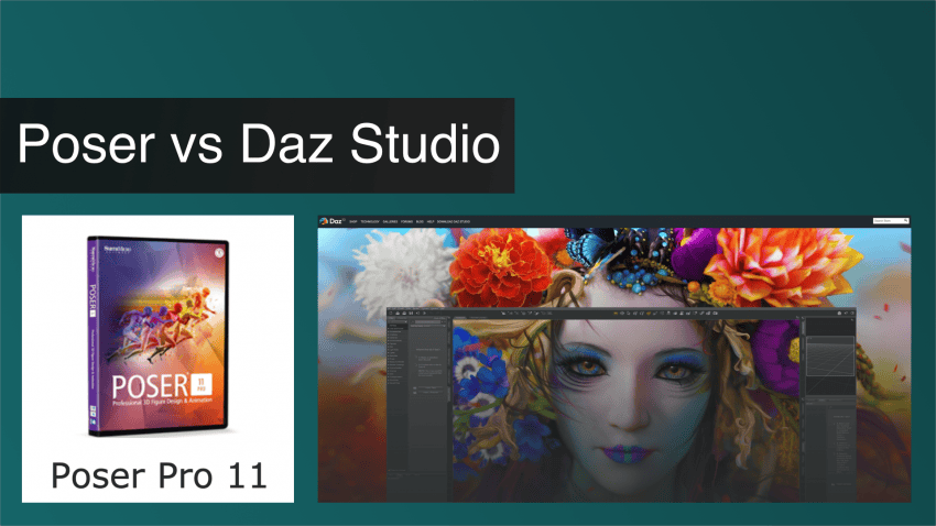 poser vs daz